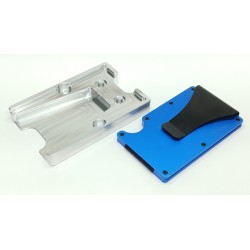 Fiber Laser Metal Wallet Fixture (wallet not included)